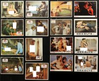 7f0276 LOT OF 37 SEXPLOITATION YUGOSLAVIAN LOBBY CARDS 1970s-1980s sexy scenes w/ lots of nudity!
