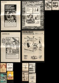 7f0306 LOT OF 14 UNCUT PRESSBOOKS 1950s-1970s advertising for a variety of different movies!