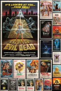 7f0181 LOT OF 30 FOLDED ONE-SHEETS 1970s-1980s great images from a variety of different movies!