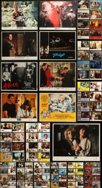 7f0250 LOT OF 137 1980S LOBBY CARDS 1980s incomplete sets from a variety of different movies!