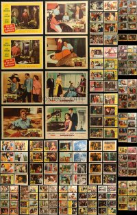 7f0241 LOT OF 290 MOSTLY 1950S LOBBY CARDS 1950s incomplete sets from a variety of different movies!