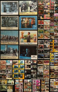 7f0247 LOT OF 156 LOBBY CARDS 1960s-1980s incomplete sets from a variety of different movies!