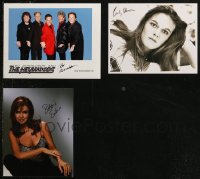 7f0398 LOT OF 3 SIGNED 8.5X11 PUBLICITY AND REPRO PHOTOS 1990s Bo Donaldson & The Heywoods + more!