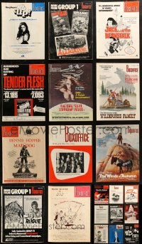 7f0326 LOT OF 20 BOX OFFICE 1976 EXHIBITOR MAGAZINES 1976 images & articles for theater owners!