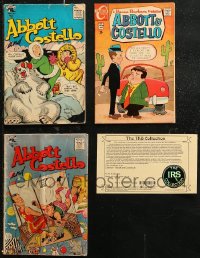 7f0143 LOT OF 3 ABBOTT & COSTELLO COMIC BOOKS 1950s-1960s cartoon adventures of Bud & Lou!