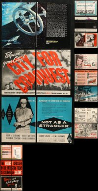 7f0064 LOT OF 14 TRADE ADS 1940s-1960s cool different images on 2-page spreads!