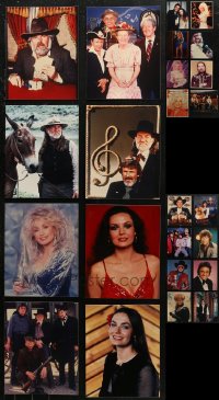 7f0517 LOT OF 24 1980S-90S COUNTRY MUSIC STARS COLOR 8X10 REPRO PHOTOS 1970s-1980s great images!