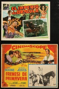 7f0012 LOT OF 4 MEXICAN LOBBY CARDS 1940s-1960s great scenes from a variety of different movies!