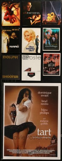 7f0403 LOT OF 10 PRESSKITS AND PROMO BROCHURES 1995 - 2002 from a variety of movies!