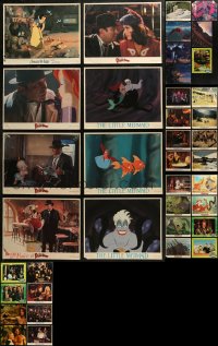 7f0274 LOT OF 39 WALT DISNEY LOBBY CARDS 1980s-1990s from animated & live action movies!
