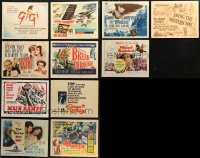 7f0438 LOT OF 11 TITLE CARDS 1940s-1960s great images from a variety of different movies!