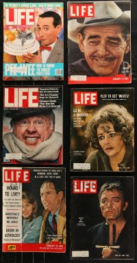 7f0364 LOT OF 6 1960S AND NEWER LIFE MAGAZINES 1960s filled with great images & articles!