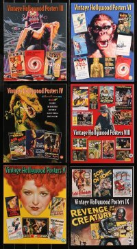 7f0447 LOT OF 6 BRUCE HERSHENSON VINTAGE HOLLYWOOD POSTERS AUCTION CATALOGS 2000s color images!