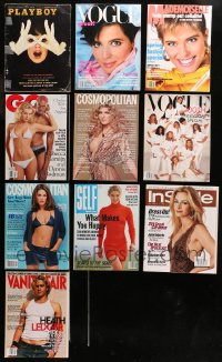 7f0352 LOT OF 10 MAGAZINES 1960s-2000s filled with great images & articles!