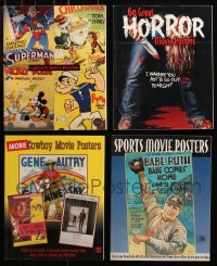 7f0386 LOT OF 4 BRUCE HERSHENSON SOFTCOVER MOVIE BOOKS 1995-2003 great color poster images!