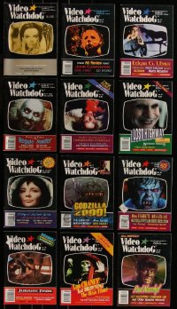 7f0347 LOT OF 12 VIDEO WATCHDOG MAGAZINES 1990s-2000s filled with great images & articles!