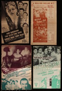 7f0316 LOT OF 4 CUT EAST SIDE KIDS AND DEAD END KIDS PRESSBOOKS 1939-1949 cool advertising images!