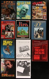 7f0350 LOT OF 11 MAGAZINES AND SOFTCOVER BOOKS 1960s-2000s filled with great images!