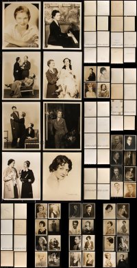 7f0475 LOT OF 44 DELUXE STAGE PLAY 8X10 STILLS 1920s-1930s great portraits of actors & actresses!