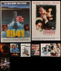 7f0602 LOT OF 15 FORMERLY FOLDED 15X21 FRENCH POSTERS 1970s-2000s a variety of cool movie images!