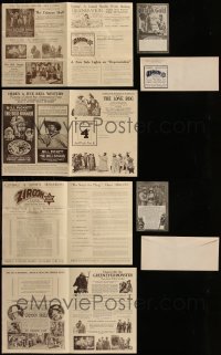 7f0401 LOT OF 4 NORMAN FILMS PROMO BROCHURES, HERALD, AND ENVELOPE 1920s cool all-black movies!