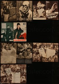 7f0408 LOT OF 3 GERMAN PROGRAMS 1930s-1950s great images from a variety of different movies!