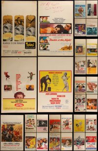7f0015 LOT OF 29 WINDOW CARDS 1960s great images from a variety of different movies!