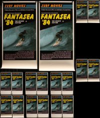 7f0555 LOT OF 18 UNFOLDED FANTASEA '84 AUSTRALIAN DAYBILLS 1984 cool surfing image!