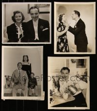 7f0488 LOT OF 4 WILLIAM POWELL & MYRNA LOY 8X10 STILLS 1937-1941 great Thin Man portraits & more!