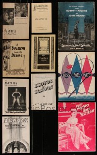 7f0406 LOT OF 10 PLAYBILLS AND PROGRAMS 1930s-1950s from a variety of different shows!