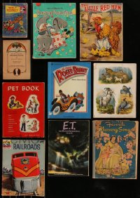 7f0380 LOT OF 10 CHILDREN'S SOFTCOVER BOOKS 1920s-1980s great stories from several decades!