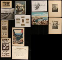 7f0417 LOT OF 18 MISCELLANEOUS POSTERS AND PRINTS 1920s-1990s a variety of cool images!