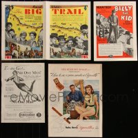 7f0067 LOT OF 4 TRADE ADS 1930s-1940s The Big Trail, Billy the Kid, Humphrey Bogart, Lauren Bacall