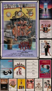 7f0198 LOT OF 19 FOLDED 1970S-90S COMEDY ONE-SHEETS 1970s-1990s a variety of funny movie images!