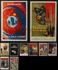 7f0033 LOT OF 10 11X17 REPRODUCTION POSTERS IN SLEEVES 1980s classic movie images ready to display!