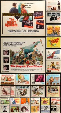 7f0610 LOT OF 28 UNFOLDED HALF-SHEETS 1960s great images from a variety of different movies!