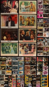 7f0248 LOT OF 152 LOBBY CARDS 1940s-1990s incomplete sets from a variety of different movies!