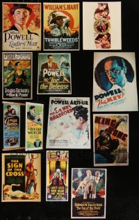7f0397 LOT OF 14 COLOR REPRO MOVIE POSTER PHOTOS 1980s-2000s great images from classic movies!