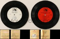 7f0081 LOT OF 2 33 1/3 RPM RADIO SPOT RECORDS 1970s w/Star Wars labels, extremely rare, not sold!