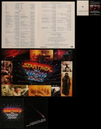 7f0400 LOT OF 17 STAR TREK II SCREENING PROGRAMS AND 21 PROMO BROCHURES 1982 The Wrath of Khan!