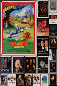 7f0628 LOT OF 27 UNFOLDED SINGLE-SIDED 27X40 AND 27X41 ONE-SHEETS 1980s-1990s cool movie images!