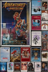 7f0175 LOT OF 33 FOLDED 1980S ONE-SHEETS 1980s great images from a variety of different movies!