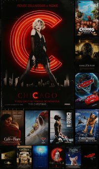 7f0650 LOT OF 14 UNFOLDED MOSTLY DOUBLE-SIDED 27X40 ONE-SHEETS 2000s-2010s cool movie images!