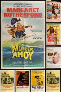 7f0227 LOT OF 12 FOLDED 1960S ONE-SHEETS 1960s great images from a variety of different movies!