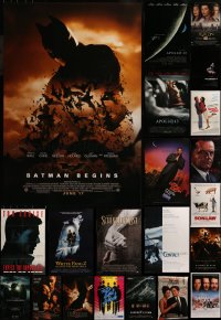 7f0640 LOT OF 22 MOSTLY UNFOLDED MOSTLY SINGLE-SIDED MOSTLY ONE-SHEETS 1990s cool movie images!