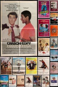 7f0182 LOT OF 30 FOLDED 1960S-90S COMEDY ONE-SHEETS 1960s-1990s from a variety of funny movies!