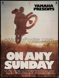 7g0442 ON ANY SUNDAY 30x40 1971 Steve McQueen, cool jumping motorcycle image!, different image!