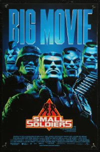 7g0457 SMALL SOLDIERS DS Aust mini poster 1998 Joe Dante CG cartoon with animated toys, Kirsten Dunst!