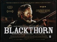 7g0132 BLACKTHORN DS British quad 2012 cool image of Sam Shepard as Butch Cassidy!