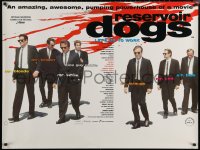 7g0146 RESERVOIR DOGS DS British quad 1992 Quentin Tarantino, Keitel, Buscemi, Penn, NSS version!